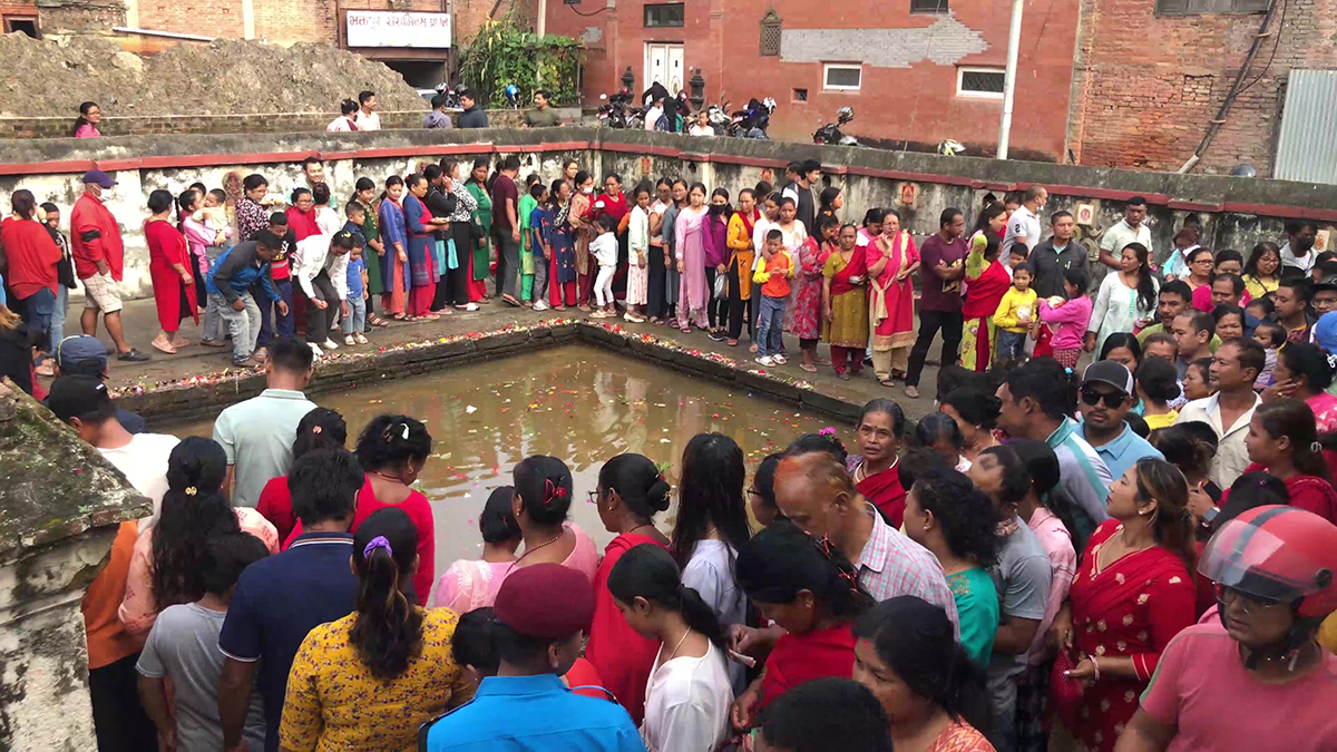 भक्तपुरमा आजै मनाइयाे जनैपूर्णिमा